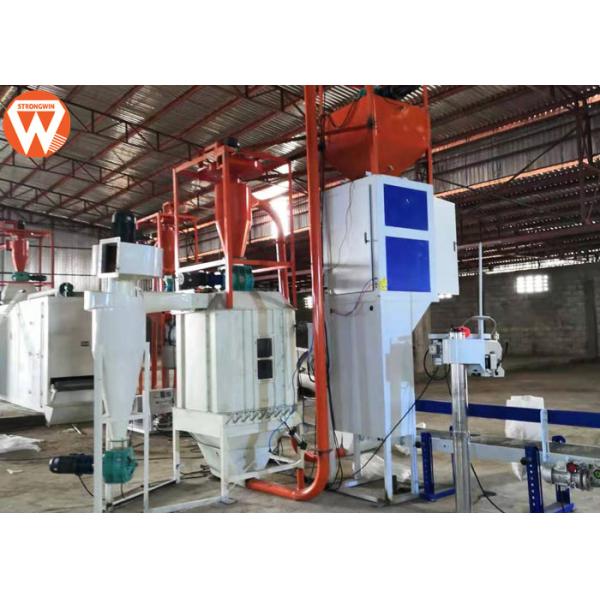 Automatic 500kg/H Floating Fish Feed Production Line 110kw Total Power