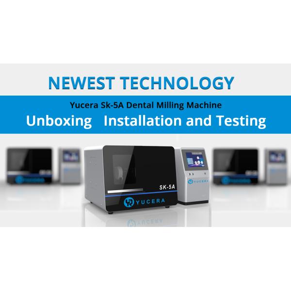 7.5 Bar Dental Milling Machine 800W 5 Axis Cad Cam Zirconia Blocks
