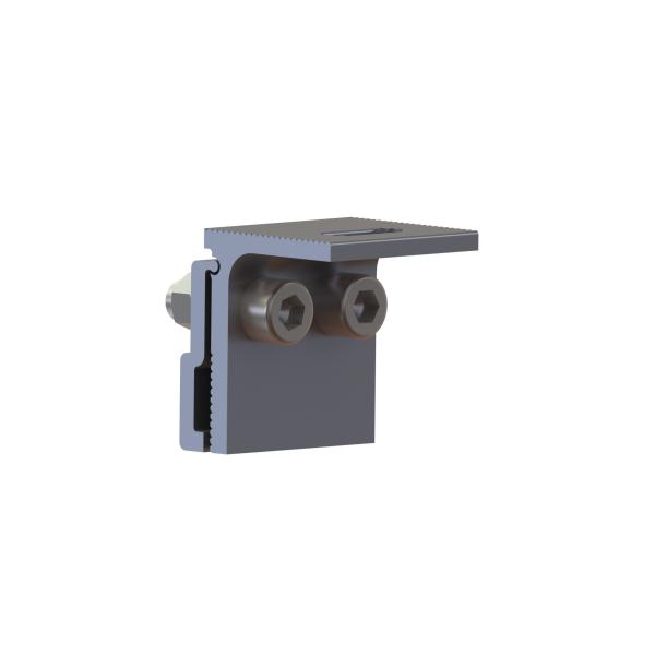 Residential Anodized Metal Roof Solar Mounting System Aluminum Standing Seam Clamps