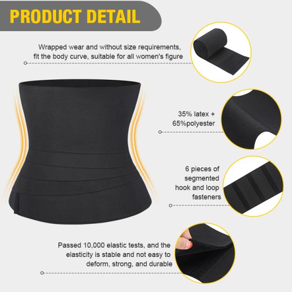 Adult Size M Body Shaper Underwear HEXIN Fast Shipping Latex Tummy Wrap for Slimming