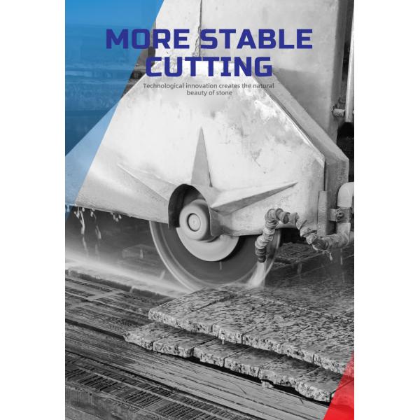 High Speed Mono-Block Laser Bridge Stone Cutting Head for Granite Marble Edge Cutting