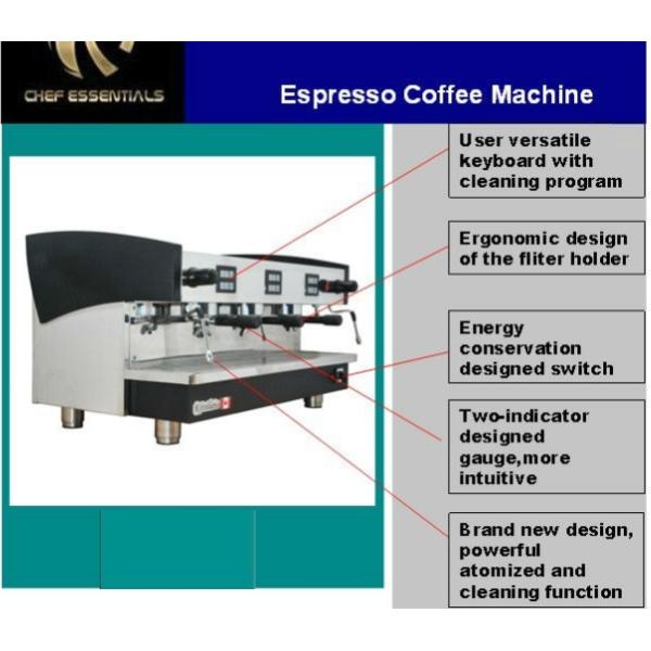 16 Litre Commercial Hotel Equipment Espresso Coffee Machine With CE Approved