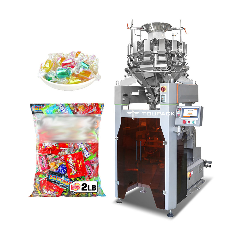 China Chocolate Candy Soft Sweets High-Speed Intelligent Weighing Packaging Machine wholesale