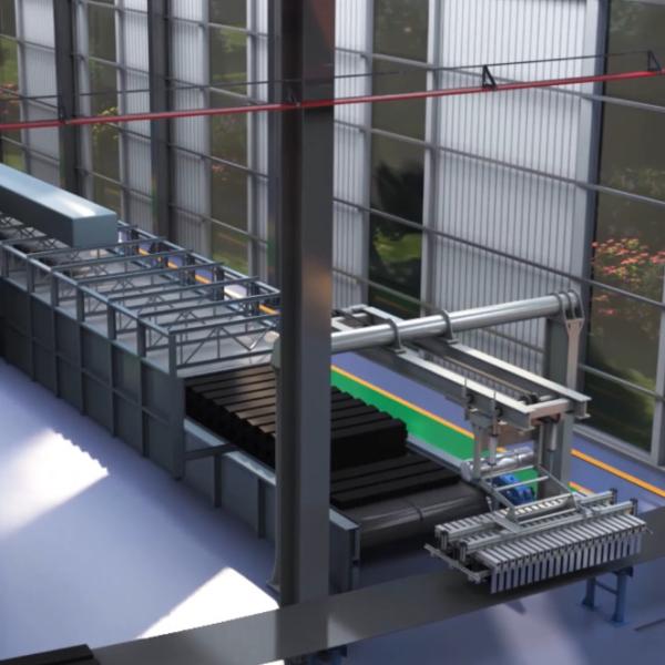 ISO9001 Certified Automatic Brick Plant With Customizable Brick Size And Rotary Kiln