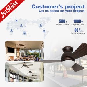 Modern 42” Ceiling Fan with Light Compact and Elegant Design