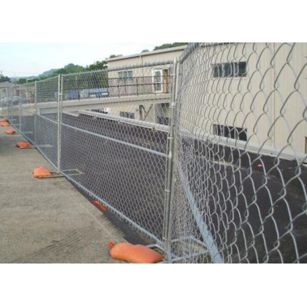 1.5mm Temporary Security Fencing Self Standing Chain Link