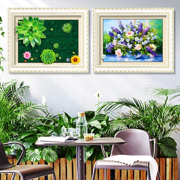 Flowers And Plants 5D Images Lenticular Art Prints For Restaurant Decor