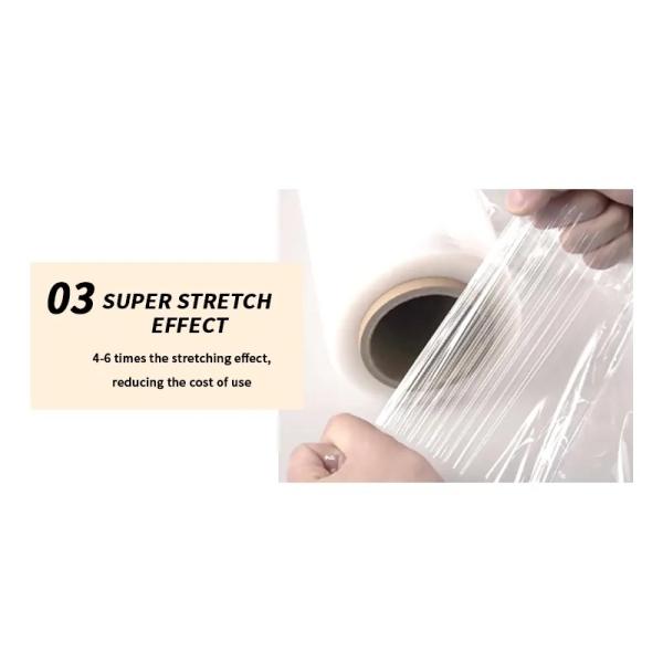 Industrial Manual LLDPE Stretch Wrap Film roll For Packing