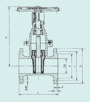 EKB Threaded Gate Valve Gas Application WCB Valve Body With Accurate Position Indicator