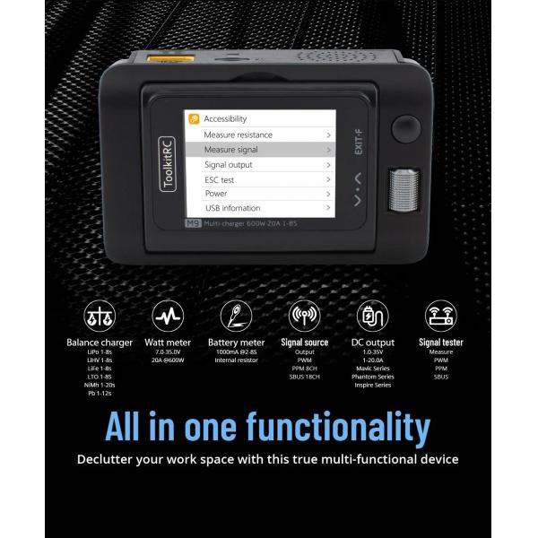 ToolkitRC M9 FPV Drone Battery Charger USB Fast Charging DC Smart Charger