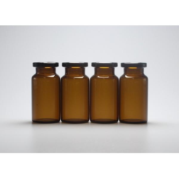 8ml Clear And Brown Medicine Mini Glass Vial Container