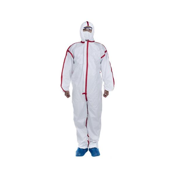 50-70gsm Full Body Protective Suit Medical Non Woven Disposable Microporous Coverall