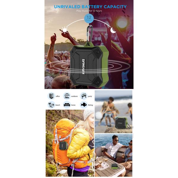 LED Light Smart Portable Wireless Speaker Bose Soundlink Revolve 1200MAH Battery