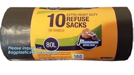 Tall Kitchen Drawstring Trash Bags,Reusable Trash Diaper Bag,gallon black drawstring, durable bin liners 1.2 mil, unscen