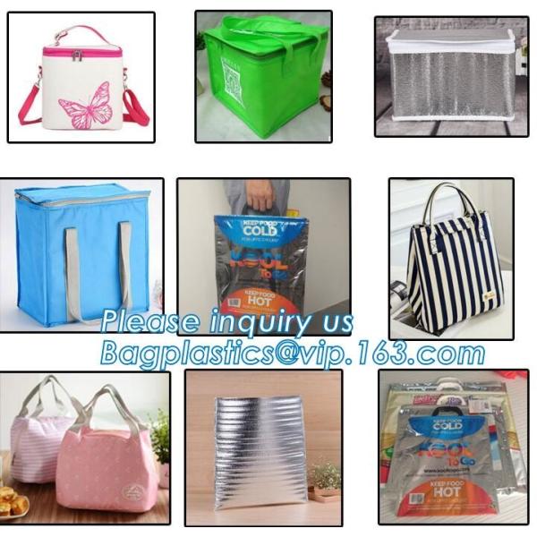 Foldable Lunch Insulated Cooler Bag Heated Food Delivery Bag Thermal Pizza Delivery Cooler Bag
