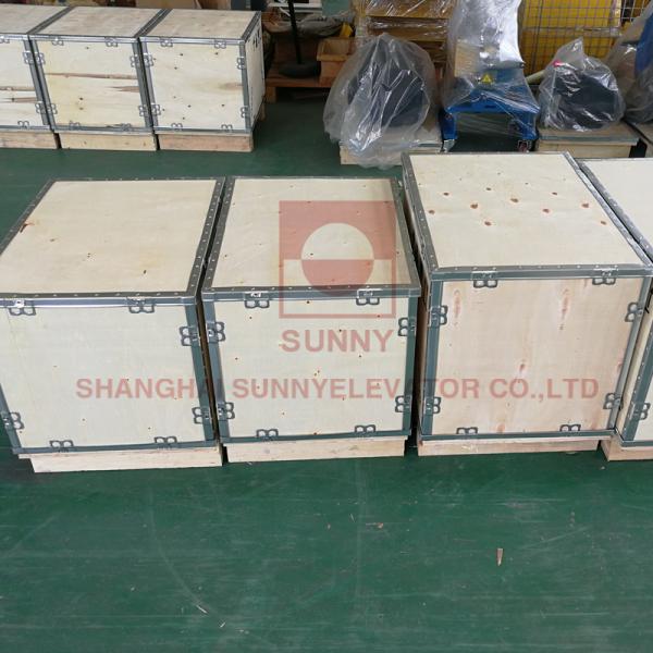 Sheave Diam 610mm Electric Motor For Elevator , Elevator Geared Traction Machine