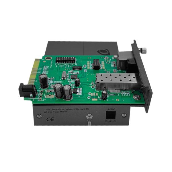 10/100M PoE Fiber Optic Ethernet Media Converter LC Fiber SFP Megabit Unmanaged