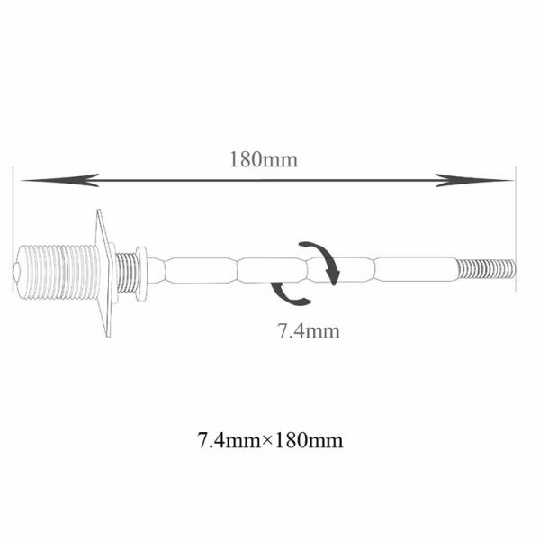 Multi Function Sofa Headrest Mechanism Assembly Part 7.4*180mm Or Custom Made
