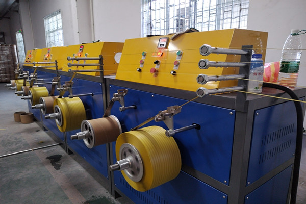 Automatic Grade Double Station Winder Pp Strap Making Machine With Eco-Friendly And Good Flexible