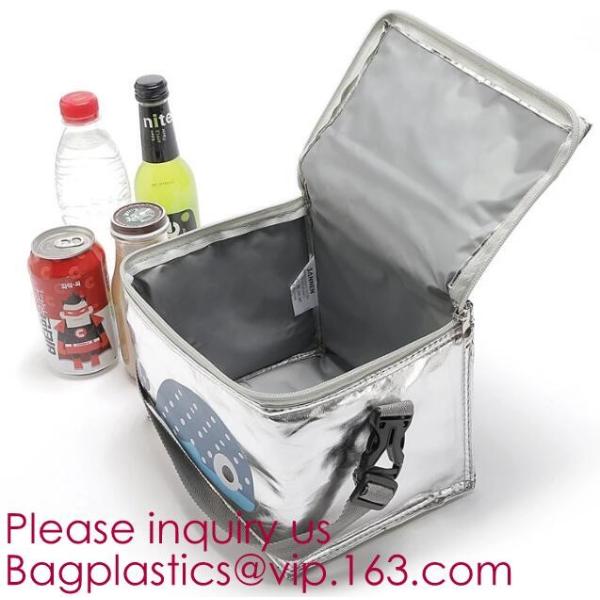 Foldable Lunch Insulated Cooler Bag Heated Food Delivery Bag Thermal Pizza Delivery Cooler Bag