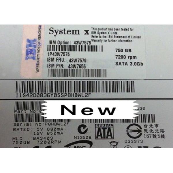 43W7572 43W7575 IBM Hard Disk 750G 7.2K SATA 3.5 Inch 43W7576 43W7579