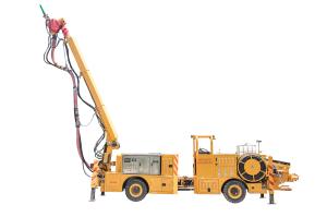 China 20 Cubic Meters Underground Shotcrete Machine Wet Concrete Spraying Machine wholesale