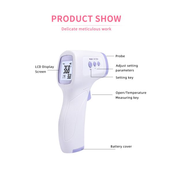 Household Medical Disposable Products , Non Contact Forehead Infrared Thermometer Gun