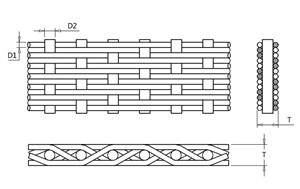 Square Filter Disc, Used as Oil filters,Water filters and Gas Filters