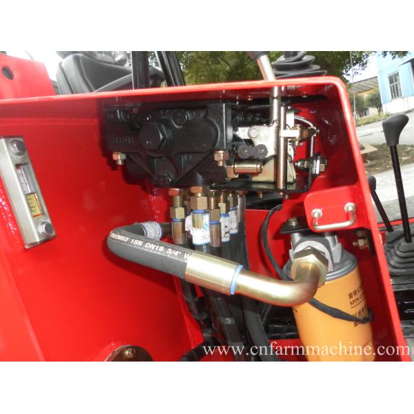 35hp multi-functional mini crawler bulldozer EPA diesel engine crawler dozer/tractor with front loader/backhoe