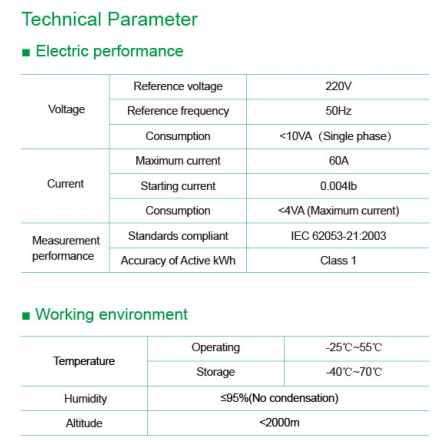 Acrel ADL10-E Single-phase DIN Rail Energy Meter Input Current 10(60)A LCD Display Single Phase Energy Meter Data Logger