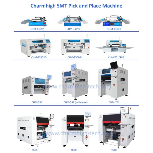 Charmhigh CHM551 SMD Pick And Place Machine High Precision For 0201 / QFN / BGA