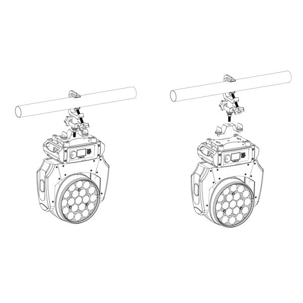 280W OSRAM LED RGBW Zoom Wash Moving Head Light