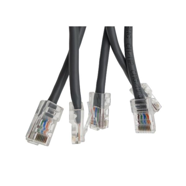 Custom M12 8 Pin Panel Mount Waterproof Female Connector To Rj45 Round Network Cable