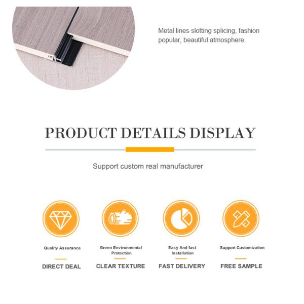 Hot Sale Fire And Moisture Resistant WPC Slotted Panel Wood Veneer Wall Panels