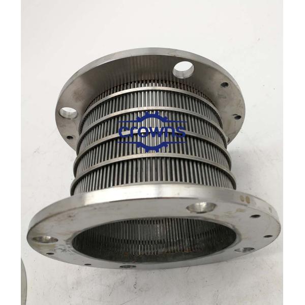 304 Stainless Steel Solid-Liquid Separator Rotary Drum Wedge Wire Screen Basket