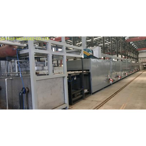 Rotary Egg Box Forming Machine 300KW Paper Moulding Pressure Vessel Control