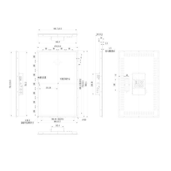 1200 Nits Industrial Touchscreen Computer 32 Inch With 1920x1080 Resolution