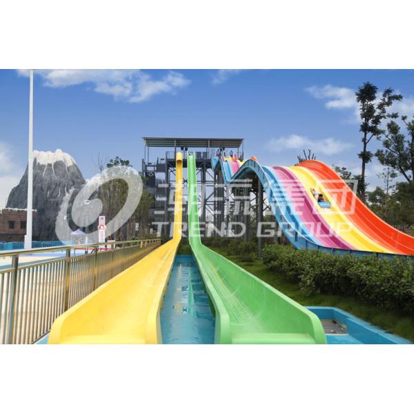 Customised Adult Adventure Park Fiberglass Water Slides , Speed Water Slide for Water Park