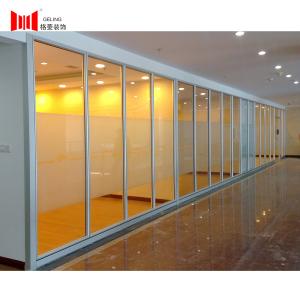 China Geling Single Glass Partition Wall Fixed Demountable Partition Wall wholesale