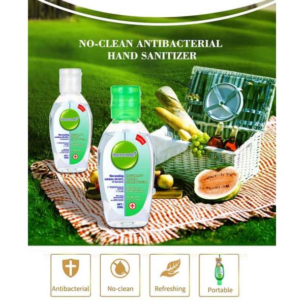 50ml Travel Portable Hand Sanitizer Gel Moisturizing Disinfection Anti Bacteria