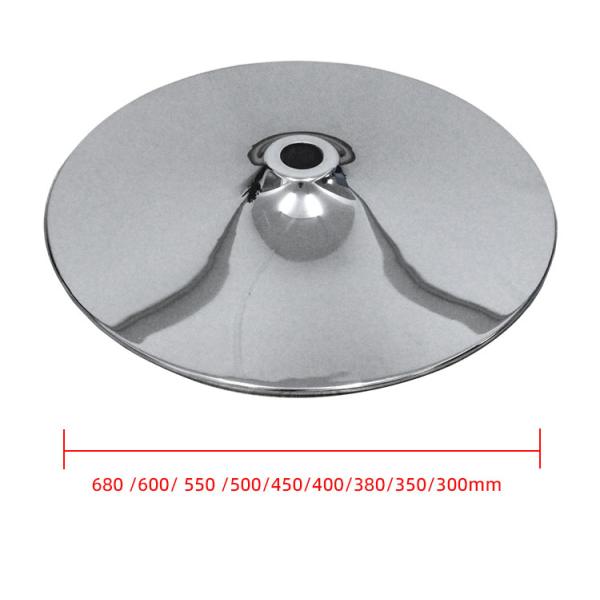Chrome Bar Stools Accessories Plated Color Round Swivel Chair Base 300mm 380mm 400mm
