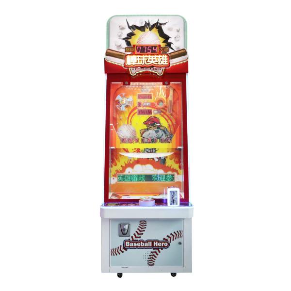 Mall Coin Pusher Arcade Machine Kid Baseball Hero Sport Game Machine
