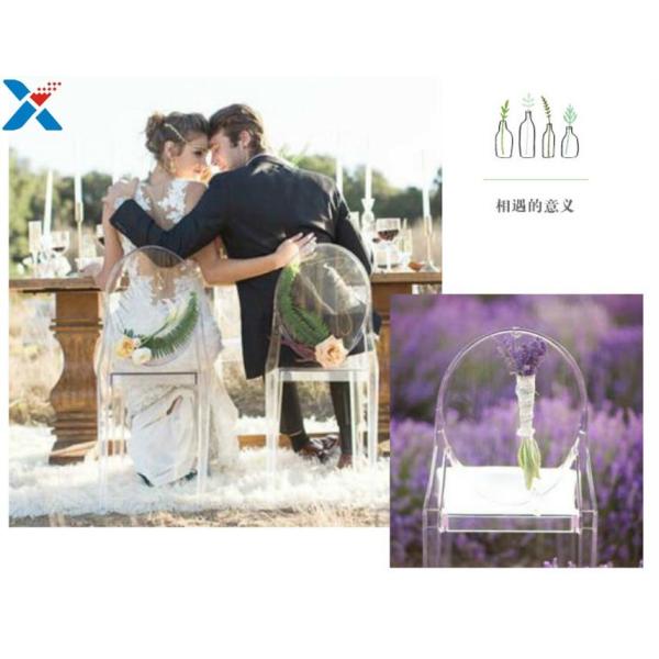Nordic Acrylic Desk Organizer Clear Transparent Acrylic Chair For Wedding