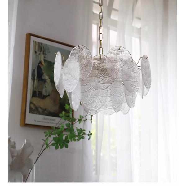 Modern Frosted Diamond Glass Chandelier Luxury Lustre Lighting（WH-CY-251）