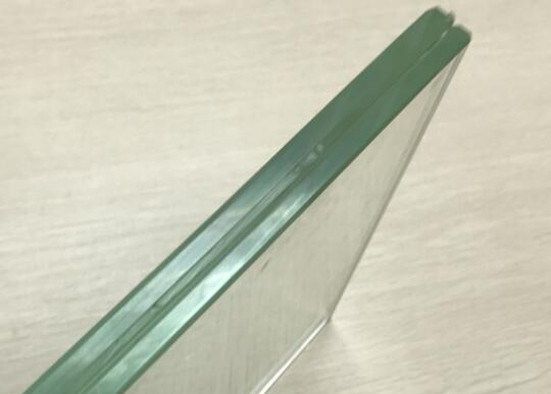1.52PVB 5mm Tempered Laminated Safety Glass Size Customized For Office Partition