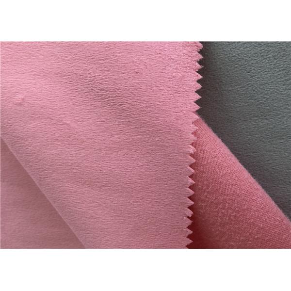 140gsm Microfiber Suede Velvet Fabric For Garment Clothes 100% Polyester