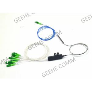 8 Cores 1X8 Fiber Optic Plc Splitter With LC/APC Connectors