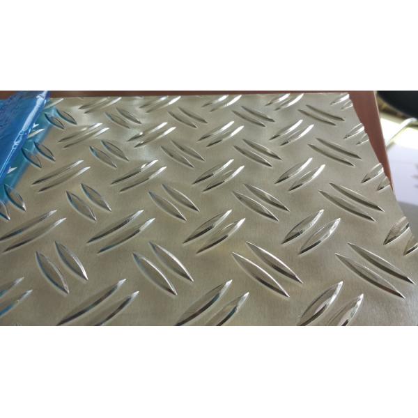 Customize 2 Bar Polished Aluminium Checker Plate With High Brightness