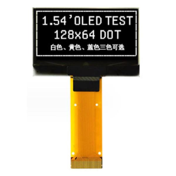 1.54 inch OLED SSD1309 Monochrome Display with Parallel and 4-Wire SPI Interfaces
