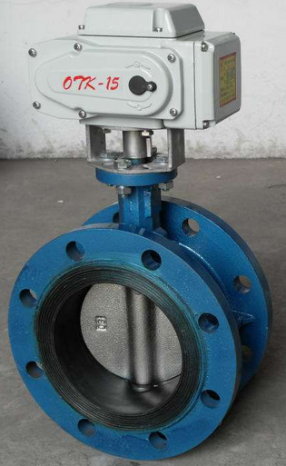 Electric Flanged Butterfly Valves DN450 With Motor 230V 50Hz,A215 WCB,CI